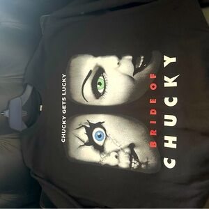 Large black sweatshirt Chucky & Bride